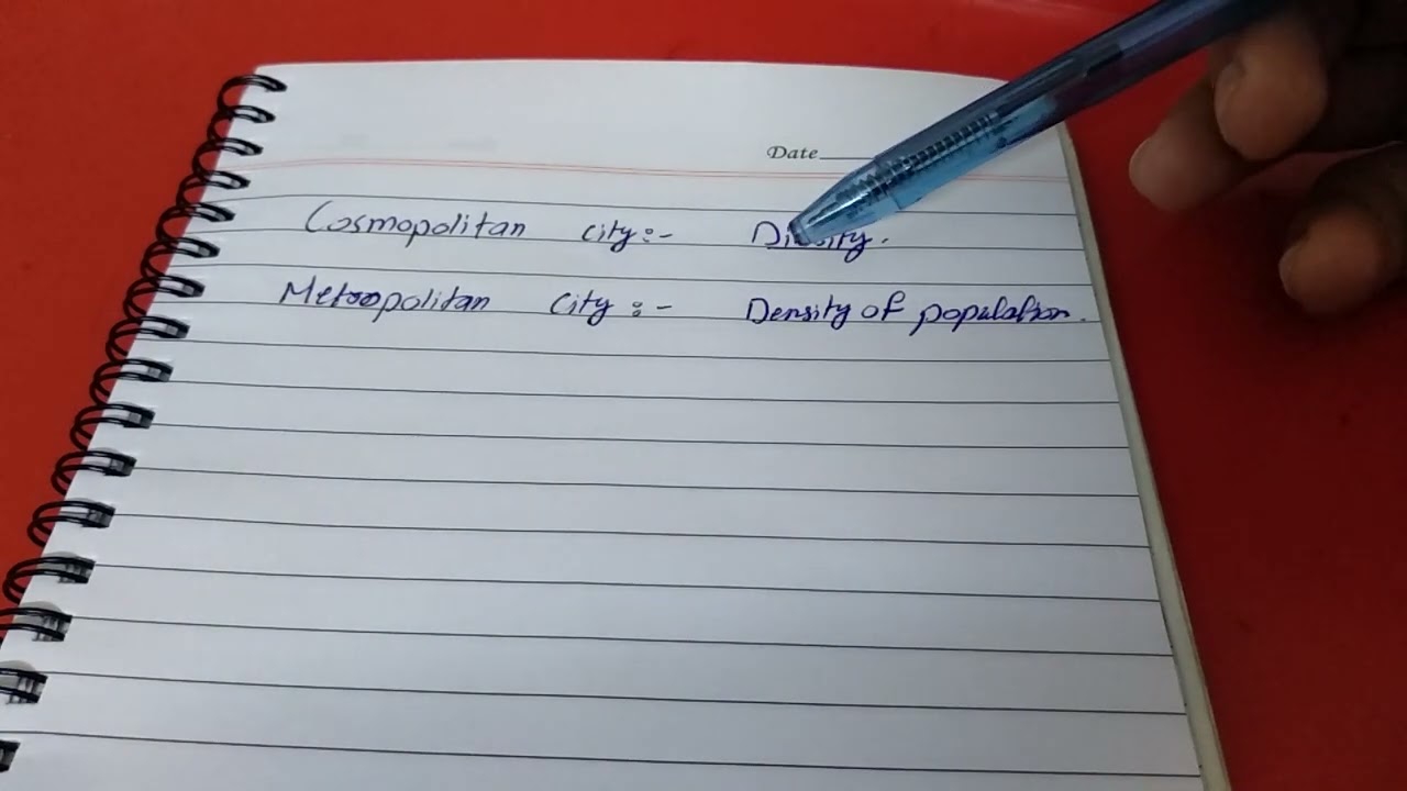 Cosmopolitan city vs Metropolitan city | Explained in Urdu