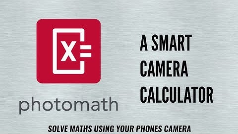 HOW TO SOLVE MATHS USING YOUR PHONES CAMERA|PHOTOMATHS TUTORIAL