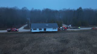 Moving Our First House Of 2025 In Jacksonport, Wisconsin