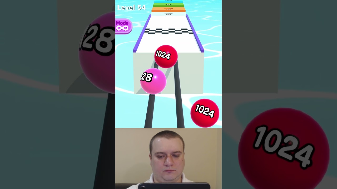 Ball Run 2048❗ Level 54❗