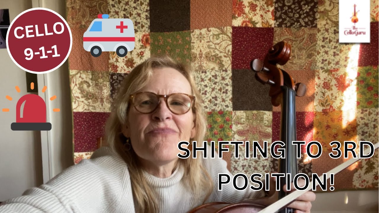 Cello Shifting to 3rd Position: How?!!!