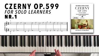 Czerny op.599 nr.1 Piano Tutorial | Practical Method for Beginners
