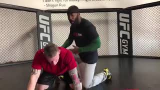 MMA Coach Xavier Bell Inside Bar & Kimura Position