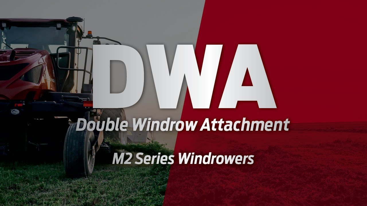 Double Windrow Attachment (DWA) MacDon M2 Series Windrower YouTube