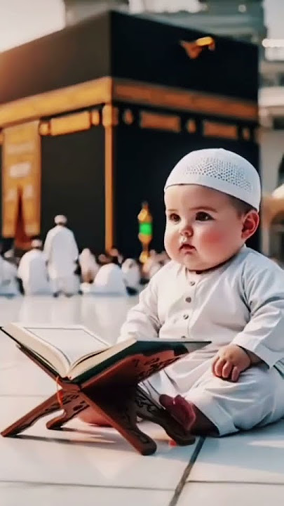 Bismillah rahmani rahim inna atyana kal kaushar #baby #cutebaby islamic song