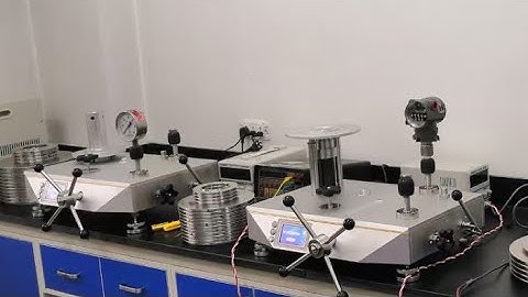 Pressure calibration -hydraulic dead weight tester solution