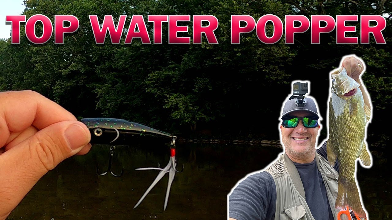 HOW TO FISH A TOP WATER POPPER...Strike King KVD Splash 