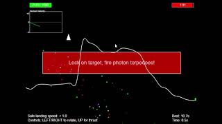 Thrusting a lunar lander onto an asteroid deluxe