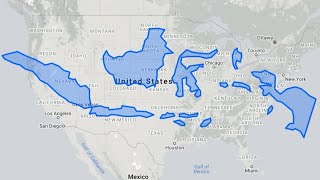The True Size of Countries Exposed