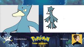 Pokemon from Memory with Starfishdrawz!