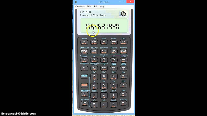 Three basics on HP 10bII Financial Calculator