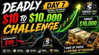🚨 DAY 13 LIVE: Turning $10 Into $10,000 | Forex &amp; Crypto Challenge #trading #money #freefire #viral