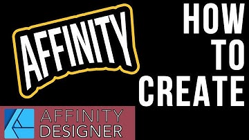 How to Create a Curve Text in Affinity Designer
