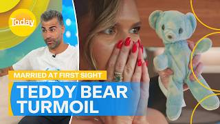 Teddy bear wreaks havoc in Married at First Sight dinner party | Today Show Australia