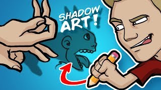 SHADOW ART CHALLENGE! - WARNING: This video is DARK...