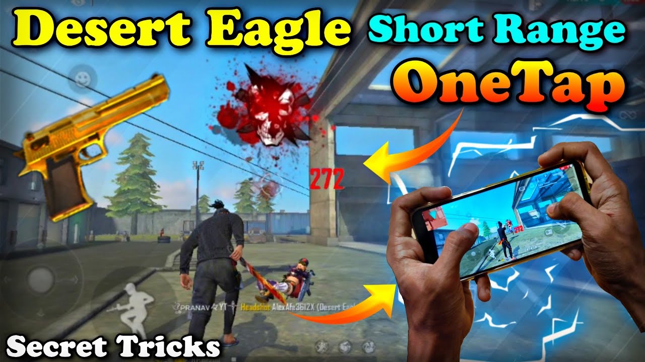 Desert Eagle Short Range One Tap Tips And Tricks 💯//Auto Headshot ...