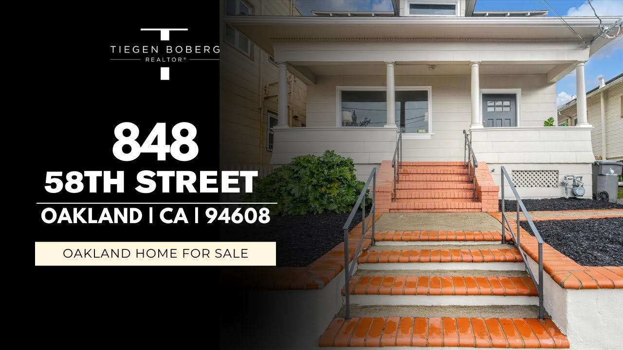 848 58th St, Oakland, CA 94608 Oakland Duplex For Sale YouTube