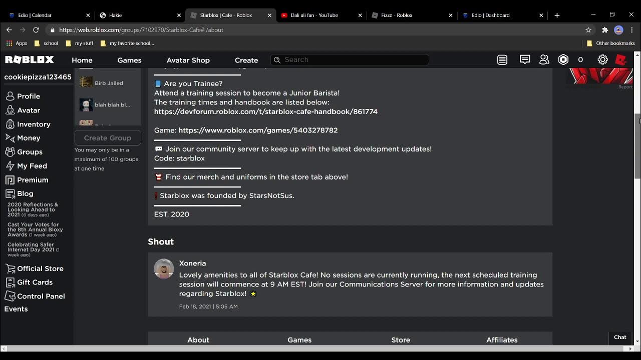 Comparing fizze cafe to starblox cafe YouTube