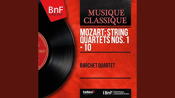 String Quartet No. 10 in C Major, K. 170: II. Menuetto & Trio