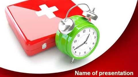 Medical Emergency PowerPoint Template by PoweredTemplate.com