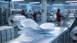 How Sanitary Pads Are Made in Factories | Step-by-Step Manufacturing