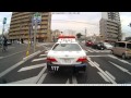 2台の明暗？ ﾊﾟﾄｶｰと白ﾊﾞｲ... / ﾄﾞﾗｲﾌﾞﾚｺｰﾀﾞｰ映像 岡山市内