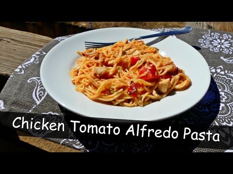 Chicken Tomato Alfredo Pasta