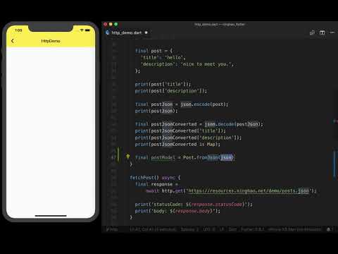 Flutter移动应用 P213  220 使用Model类转换数据：fromJson