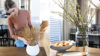 SPRING FLORAL IDEAS + TIPS FOR ALL SEASONS // FLORAL HOME DECOR // DECORATING ON A BUDGET