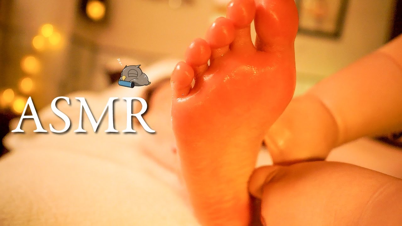 [ASMR] コリコリ音が眠りを誘う足つぼ/みかんさん/池袋シュエット