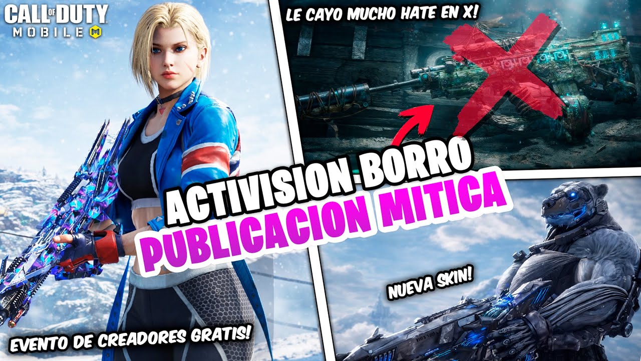 ACTIVISION ELIMINO LA MITICA GRATIS EN X... DANRAN SKIN GRATIS DE CREADORES?? COD MOBILE | Dimitry