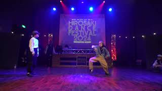 Best1625歳以下 All Style 1On1 Battle Tsubaki Vs Kotaro弘前ダンスフェスティバル 2024