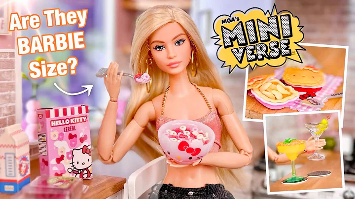 Make It Mini Food! Is It Barbie Doll Size? MGA’s Miniverse Food, Drinks, & More