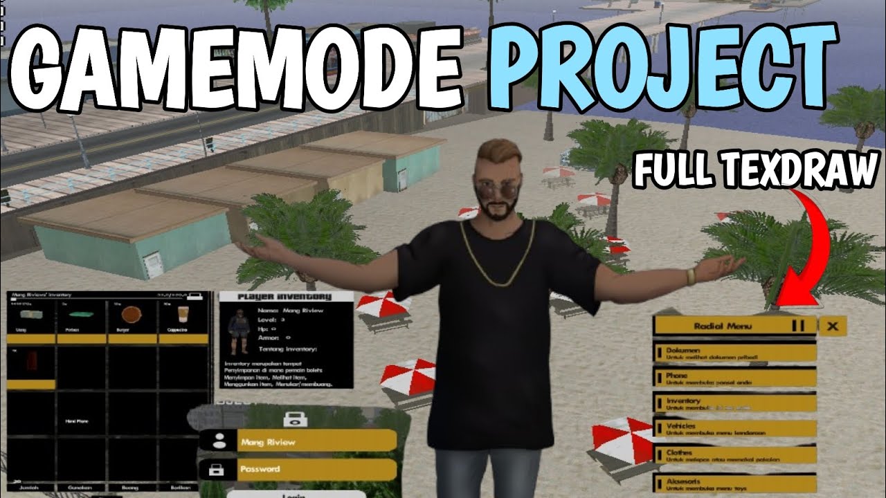 GAMEMODE PROJECT FULL TEXDRAW SUPPORT HOST | SHARE GAMEMODE - YouTube