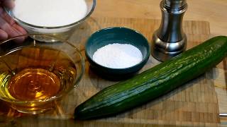Hjemmelavet Agurkesalat - Sådan Gør Du