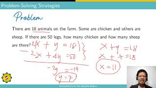 Module 3 Lesson 1 Problem Solving Strategies