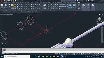 Bai 7: Thực hành lệnh LOFT trong AutoCAD 3D - Vẽ Tô Vít 3D CAD