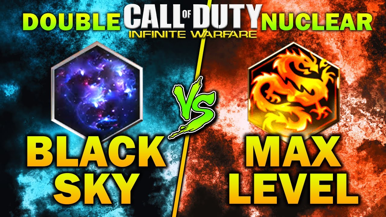 Double Nuke For BLACK SKY CAMO vs 30TH PRESTIGE (Max Prestige) In Infinite Warfare