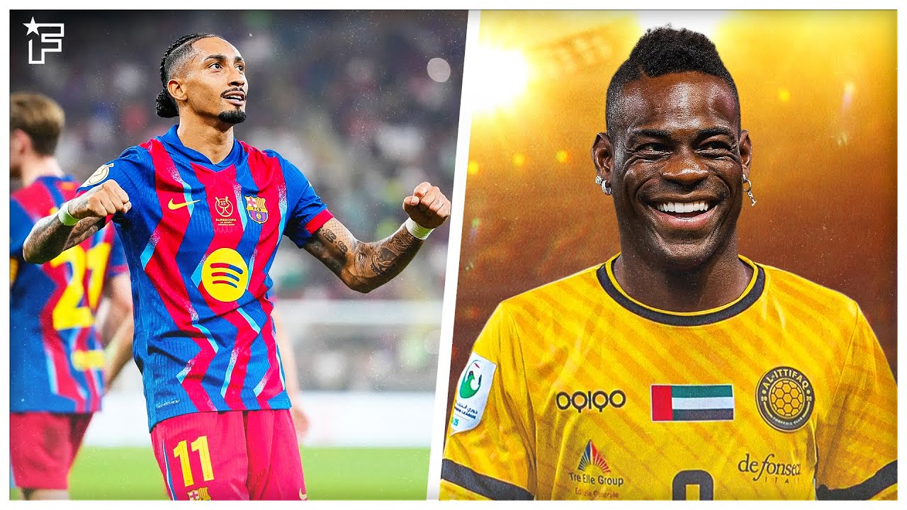 Raphinha MET LE FEU au Barça, 14ème TRANSFERT pour Mario Balotelli | Revue de presse