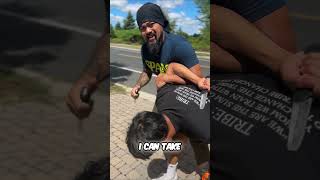 Knife vs Knife...But He Keeps Fighting!