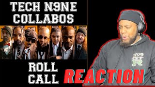 HE PUT THE BAT SYMBOL UP! | Tech N9ne - Roll Call  (Reaction)