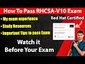 How To Pass RHCSA V10 Exam | RHCSA EX200 V10 Exam | EX200V10 Exam Tips | RHCSA V10 Exam Tips |