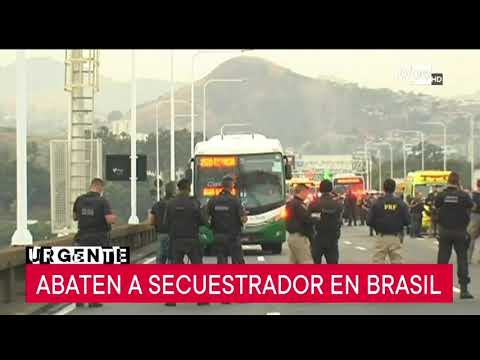 Brasil: abaten a hombre que secuestró bus con pasajeros