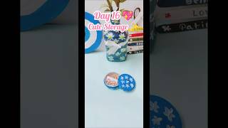 Day 16 Cute Mini Storage 😍💖#day16 #shorts #viral #diy #reuse #craft #aesthetic #minibox #creative