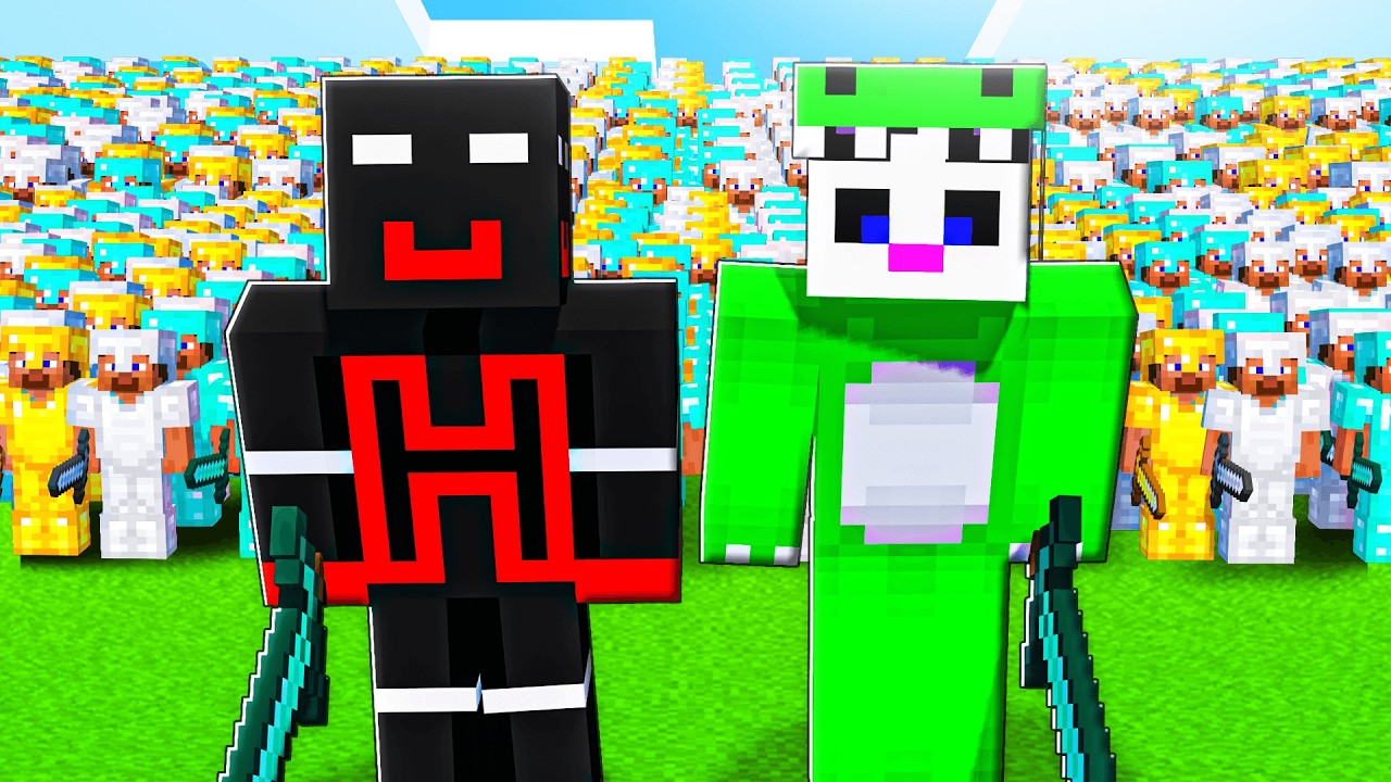 Conterstine y Shadoune vs 500 Jugadores