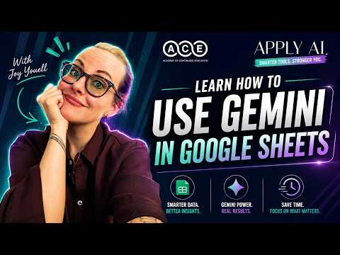 Use Gemini to Build Google Sheets Models Automatically (No Formulas Needed)