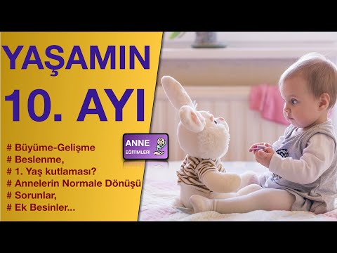 Yaşamın 10.  Ayı ( Uyku Sorunları, Büyüme-Gelişme, Ek besin, Kutlama ?... )