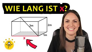 Wie lang ist die fehlende Seite? – Seitenlänge Quader berechnen