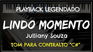 🎤 Lindo Momento (PLAYBACK LEGENDADO - TOM CONTRALTO 