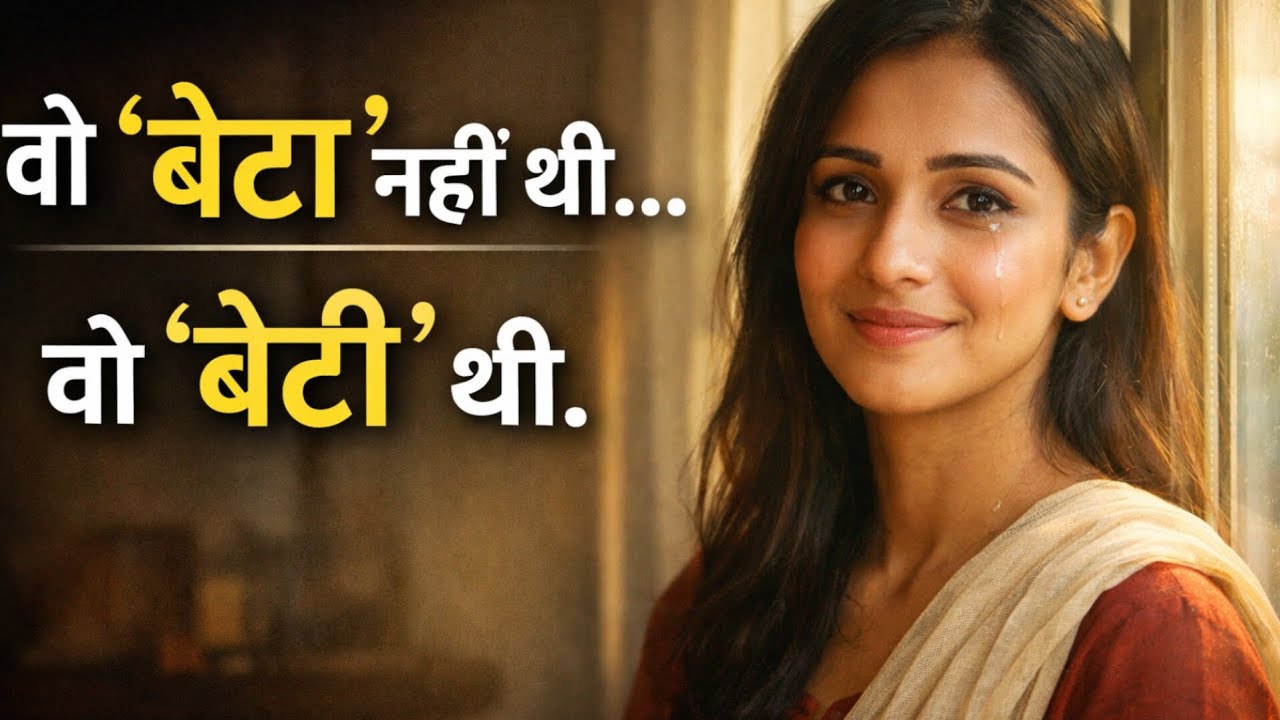 👉“वो ‘बेटा’ नहीं थी… वो ‘बेटी’ थी💔|The Silent Story of a Daughter”